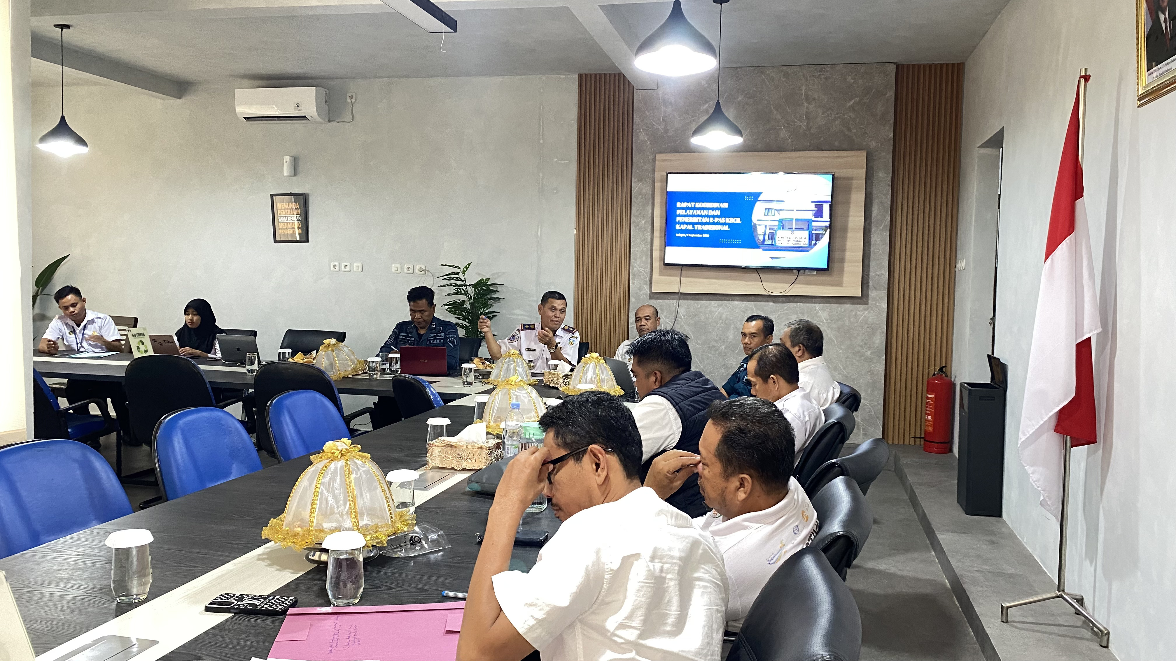 Rapat Koordinasi Pelayanan dan Penerbitan E-Pas Kecil Kapal Tradisional